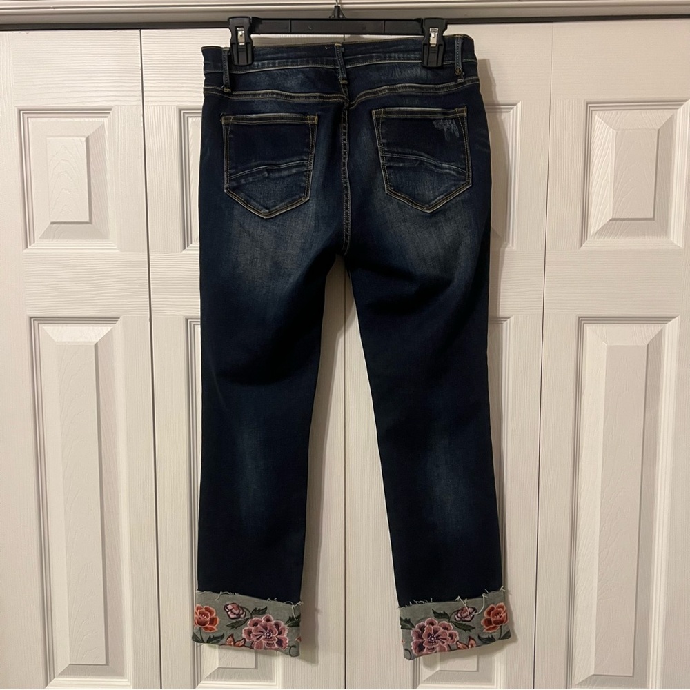 Driftwood Sundance Colette Floral Embroidered Jeans Size 28 - Picture 3 of 14